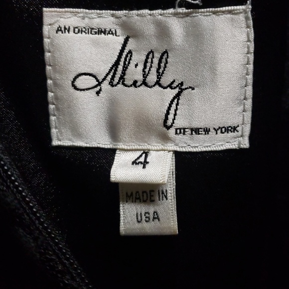 Milly black lace ruffle back sheer top dress - Picture 7 of 7